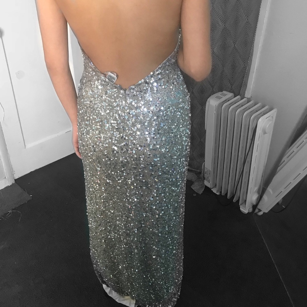 SEQUIN PROM DRESS - Picture 3 of 5